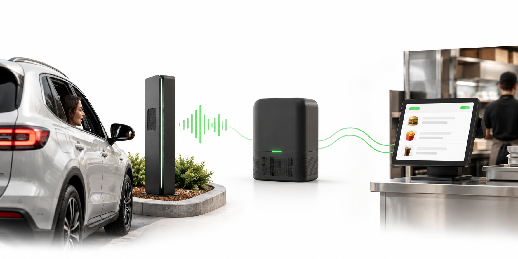 listen stage of the voice ordering process